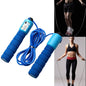 Skipping Rope With Counter Adjustable Length Counter Wear-resistant Foam Cotton Handle JumpRope Exercise Portable Sports Training Equipment